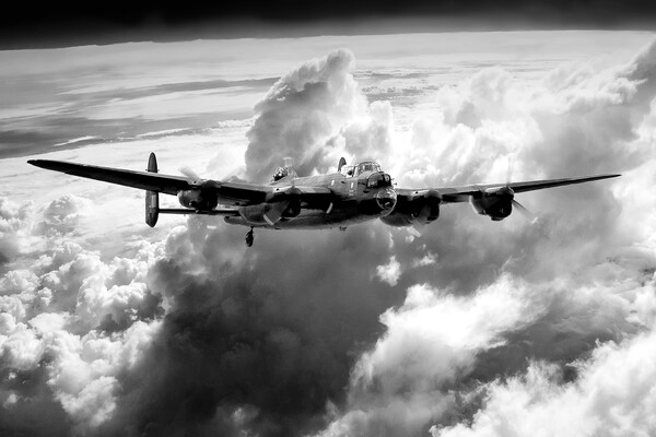 Lone Lancaster  Picture Board by David Stanforth