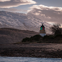 Buy canvas prints of Corran Lighthouse by Willie Cowie