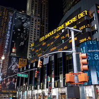 Buy canvas prints of  Time Square by Martin Hopkins
