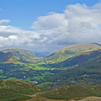 Buy canvas prints of Majestic Overlooking Dunmail Raise by MICHAEL YATES