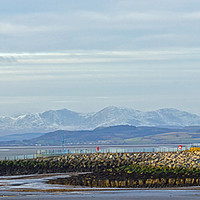 Buy canvas prints of Majestic Lighthouse on Morecambes Stone Jetty by MICHAEL YATES