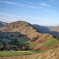 Buy canvas prints of Martindale from Hallin Fell by MICHAEL YATES