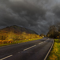 Buy canvas prints of Stormclouds over Cumbria by Pete Watson