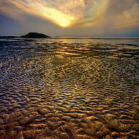 Buy canvas prints of Mud Flats on Weston-super-Mare Beach by Pete Watson