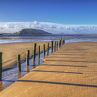 Buy canvas prints of Winter Sun on the Beach by Pete Watson
