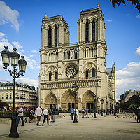 Buy canvas prints of Notre Dame Cathedral by Paul Warburton