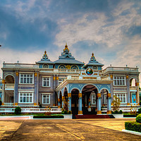 Buy canvas prints of The Presidential Palace -Laos by Annette Johnson