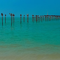 Buy canvas prints of Alappuzha Blue by Annette Johnson