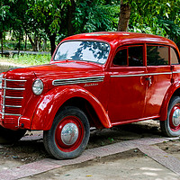 Buy canvas prints of Ruby -Moskvitch  by Annette Johnson