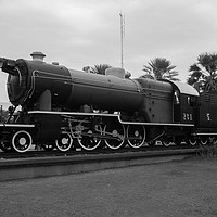 Buy canvas prints of Hanomag Pacific Steam Locomotive #3 by Annette Johnson