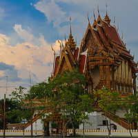 Buy canvas prints of The Wat at Wat Ban Rai by Annette Johnson