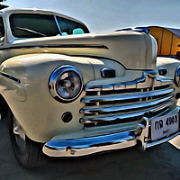 Buy canvas prints of Classic 1948 Dodge Sedan by Annette Johnson