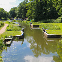 Buy canvas prints of Canal Locks by Annette Johnson