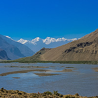 Buy canvas prints of Pamir Mountains in the Wakhan Valley #2 by Annette Johnson