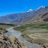 Buy canvas prints of Pamir Mountains in the Wakhan Valley #5 by Annette Johnson
