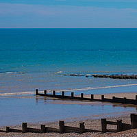 Buy canvas prints of Bexhill Beach #2 by Annette Johnson