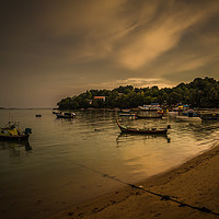 Buy canvas prints of Dusk at Rawai by Annette Johnson