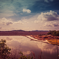 Buy canvas prints of Khlong Katha Reservoir by Annette Johnson