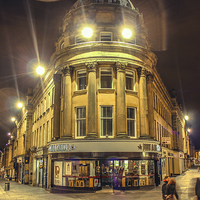Buy canvas prints of  Monument, Newcastle upon Tyne by Ryhan Hussain