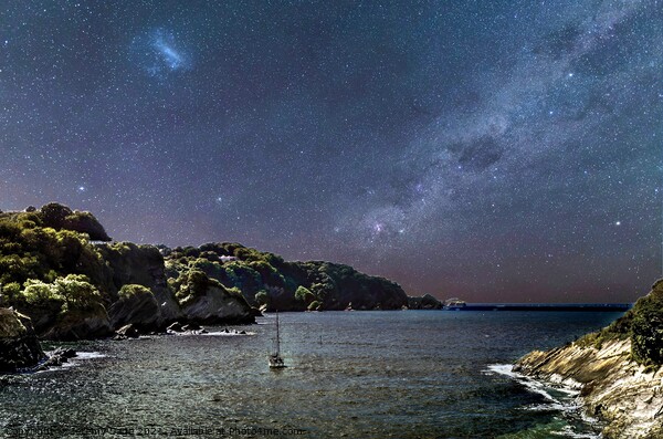 Nighttime Voyage Picture Board by Jeremy Sage
