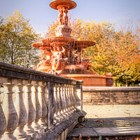 Buy canvas prints of The Majestic Hubert Fountain: A Treasured Landmark by Jeremy Sage