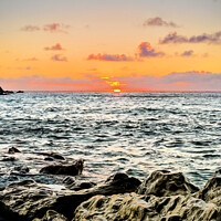 Buy canvas prints of Seaside Sunset by Jeremy Sage