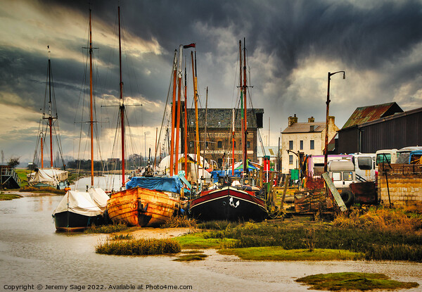 Up the Creek . . Faversham Picture Board by Jeremy Sage