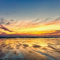 Buy canvas prints of Breathtaking Woolacombe Sunset by Jeremy Sage