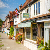Buy canvas prints of Rustic Charm of Biddenden High Street by Jeremy Sage
