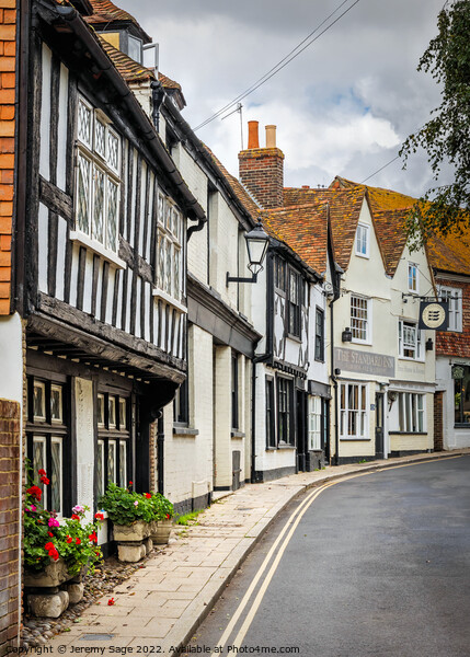 Historic Charm in Rye's Mint Street Picture Board by Jeremy Sage