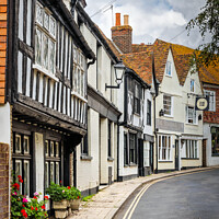 Buy canvas prints of Historic Charm in Rye's Mint Street by Jeremy Sage