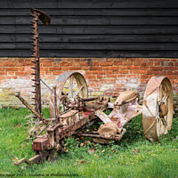 Buy canvas prints of The Iconic Bamford Finger Mower by Jeremy Sage