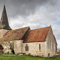 Buy canvas prints of Ancient Beauty: St. Mary's Church in Hinxhill by Jeremy Sage