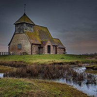 Buy canvas prints of The Isolated Church in a Water World. by Jeremy Sage