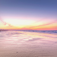 Buy canvas prints of Serene Sunrise over Dymchurch Beach by Jeremy Sage