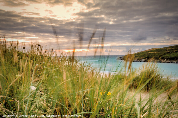 Majestic Views of Crantock Bay Picture Board by Jeremy Sage