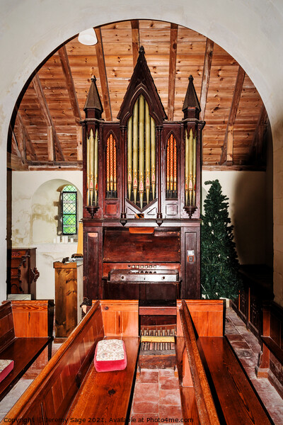 Majestic Pipes of Musical Worship Picture Board by Jeremy Sage