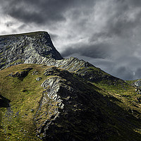 Buy canvas prints of Foule Crag and Sharp Edge  Blencathra by Martin Lawrence