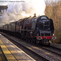 Buy canvas prints of LMS Coronation class Duchess of Sutherland by phil pace