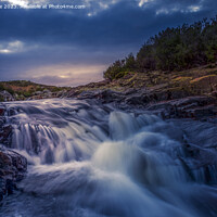 Buy canvas prints of Waterfalls on River Etive by phil pace