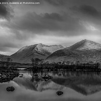 Buy canvas prints of Loch nah Achlaise  by phil pace
