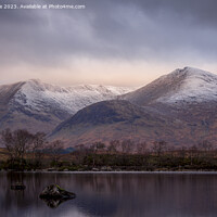 Buy canvas prints of Loch nah Achlaise by phil pace