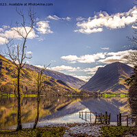 Buy canvas prints of Majestic Buttermere Lake District Landscape by phil pace