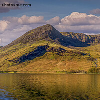 Buy canvas prints of Majestic Mountain Reflection at Buttermere by phil pace