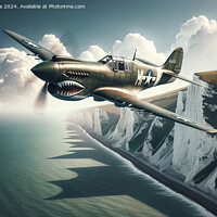 Buy canvas prints of Curtis P-40 Warhawk by phil pace