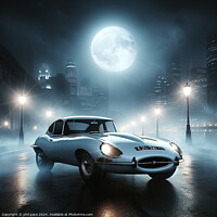 Buy canvas prints of E Type Jag by phil pace