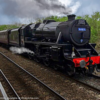 Buy canvas prints of Steam Through Time: LMS Black 5 No. 44871  by phil pace