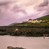 Buy canvas prints of The rock pool by phil pace