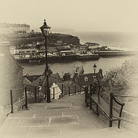 Buy canvas prints of 99 Steps at Whitby by phil pace