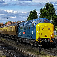 Buy canvas prints of 55019 Royal Highland Fusilier at Kidderminster SVR by phil pace